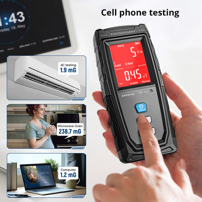 ERICKHILL RT-100 EMF Meter, Hand-held Electromagnetic Field Radiation Detector