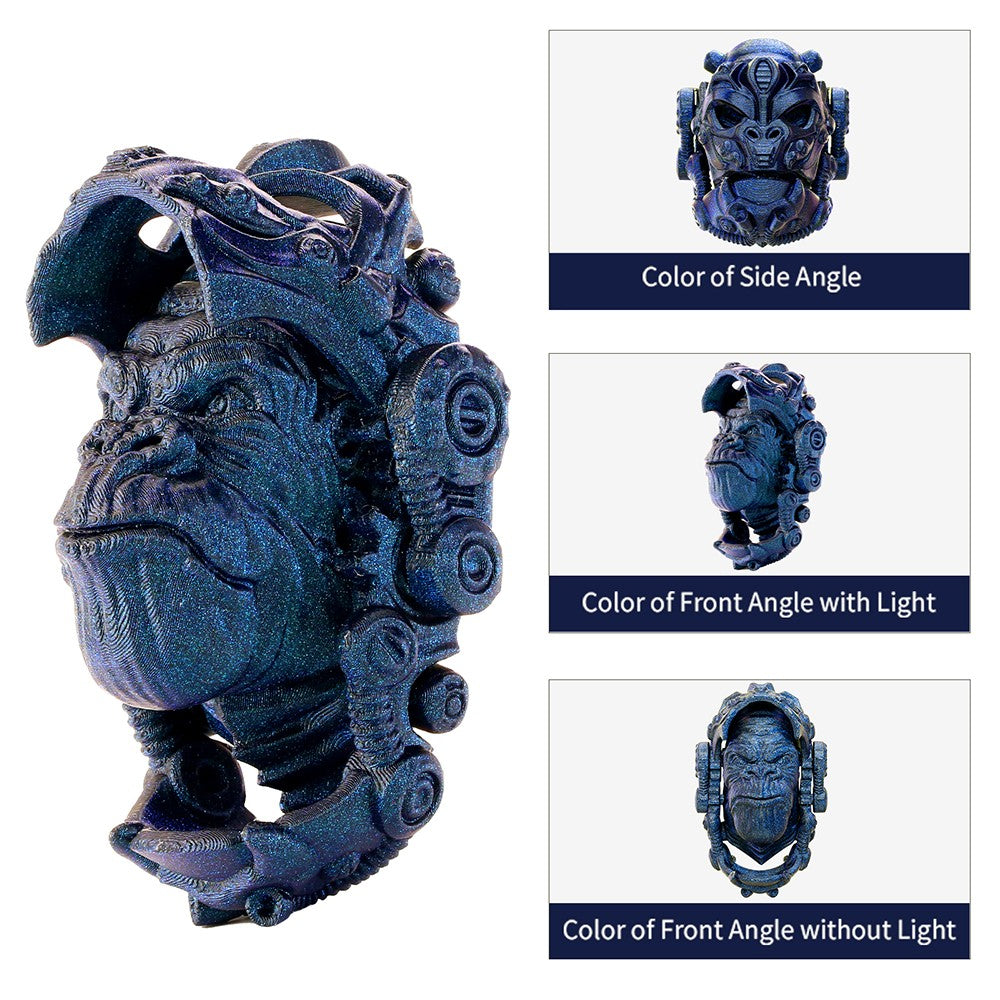 ERYONE Burnt Titanium PLA Filament 1kg - Cyber Black