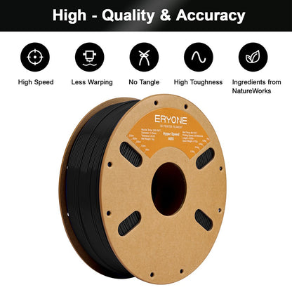 ERYONE High Speed ABS Filament 1kg - Black
