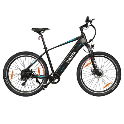 ESKUTE ES-27.5-SD Electric Bike, 250W BAFANG Motor, 36V 14.5Ah Battery, 27.5*2.1" Tires, 25km/h Max Speed, 120km Range, Suspension Fork, SHIMANO 7-speed, LCD Display
