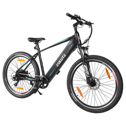 ESKUTE ES-27.5-SD Electric Bike, 250W BAFANG Motor, 36V 14.5Ah Battery, 27.5*2.1" Tires, 25km/h Max Speed, 120km Range, Suspension Fork, SHIMANO 7-speed, LCD Display