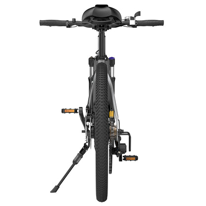 ESKUTE M100 Electric Bike, 250W Brushless Motor, 36V 10.4Ah Removable Battery, 27.5*1.95" Tires, 25km/h Max Speed, 30-55km Range, Disc Brakes, SHIMANO 7-speed, Front Suspension - Silver