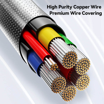 ESSAGER 100W 5A Type-C to Type-C Charging Cable, USB2.0 480Mbps, Magnetic Adsorption, Flexible Adjustment, E-Marker Chip, 1m