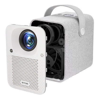 ETOE Seal Projector, 400 ANSI Lumens, Google TV, Native 1080P, Auto Focus &amp; Auto Keystone Correction, Google Assistant