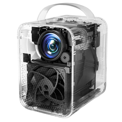 ETOE Seal Projector, 400 ANSI Lumens, Google TV, Native 1080P, Auto Focus &amp; Auto Keystone Correction, Google Assistant