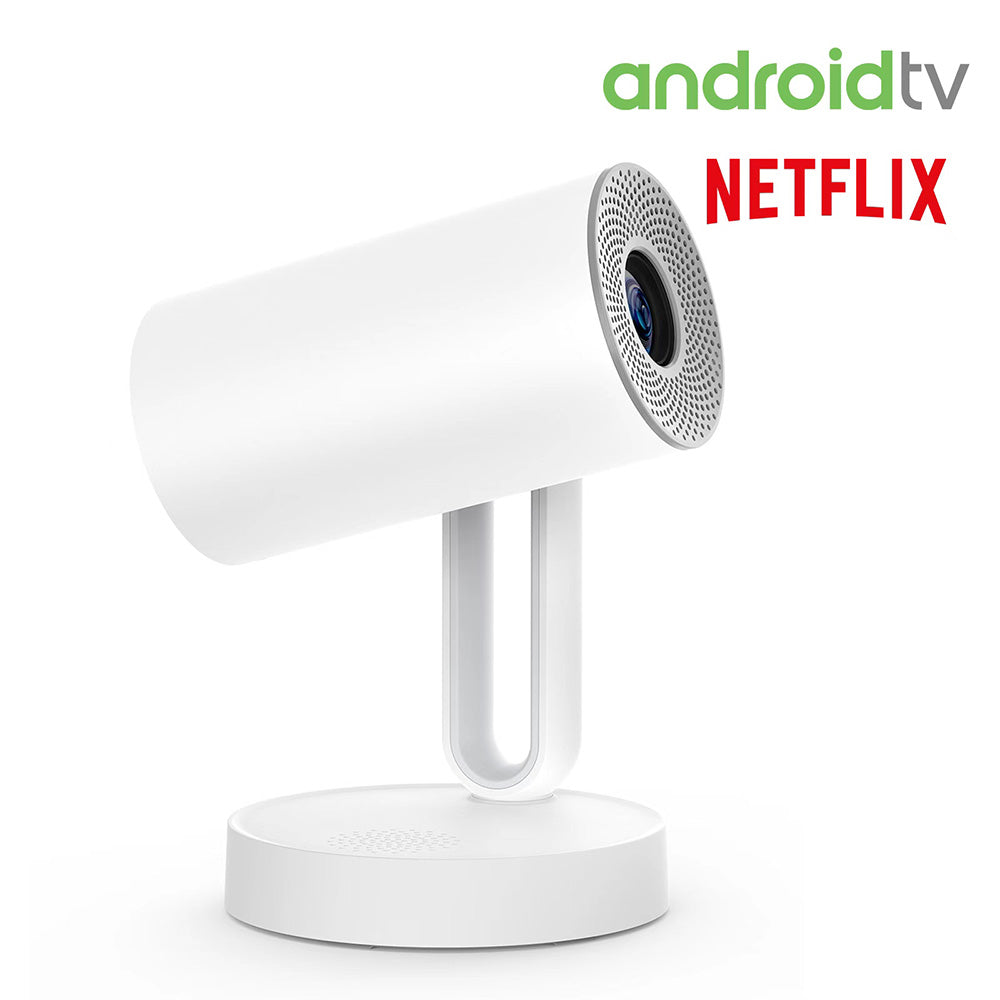 [Netflix &amp; Android TV Certifie] ETOE Starfish Projector, Android TV 11.0, Dolby Digital, Touch Night Light, 140° Rotation, 300 ANSI, 4K Decoding, Auto Keystone Correction, Built-in Chromecast, 5W Speaker