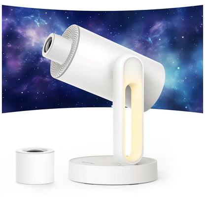 [Netflix &amp; Android TV Certifie] ETOE Starfish Projector, Android TV 11.0, Dolby Digital, Touch Night Light, 140° Rotation, 300 ANSI, 4K Decoding, Auto Keystone Correction, Built-in Chromecast, 5W Speaker