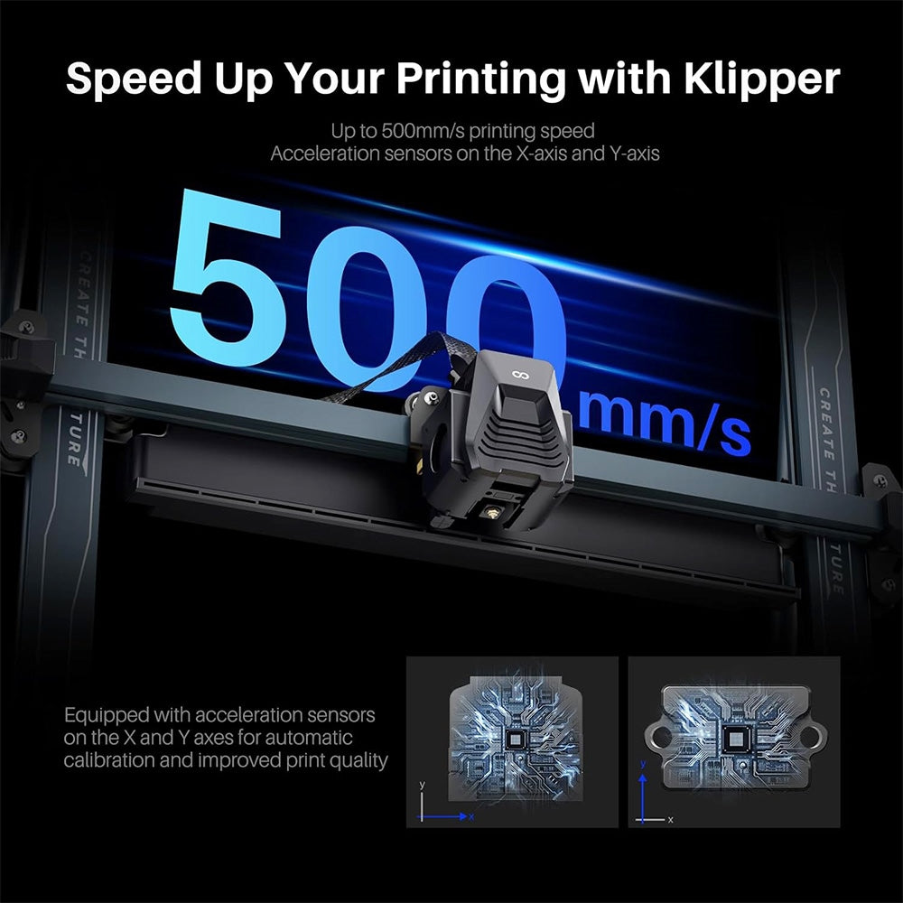Elegoo Neptune 4 Plus 3D Printer, Auto Leveling, 500mm/s Max Printing Speed, Kllpper Firmware, 300 Celsius High Temperature Nozzle, Cooling Fan, WiFi Connection, 320*320*385mm