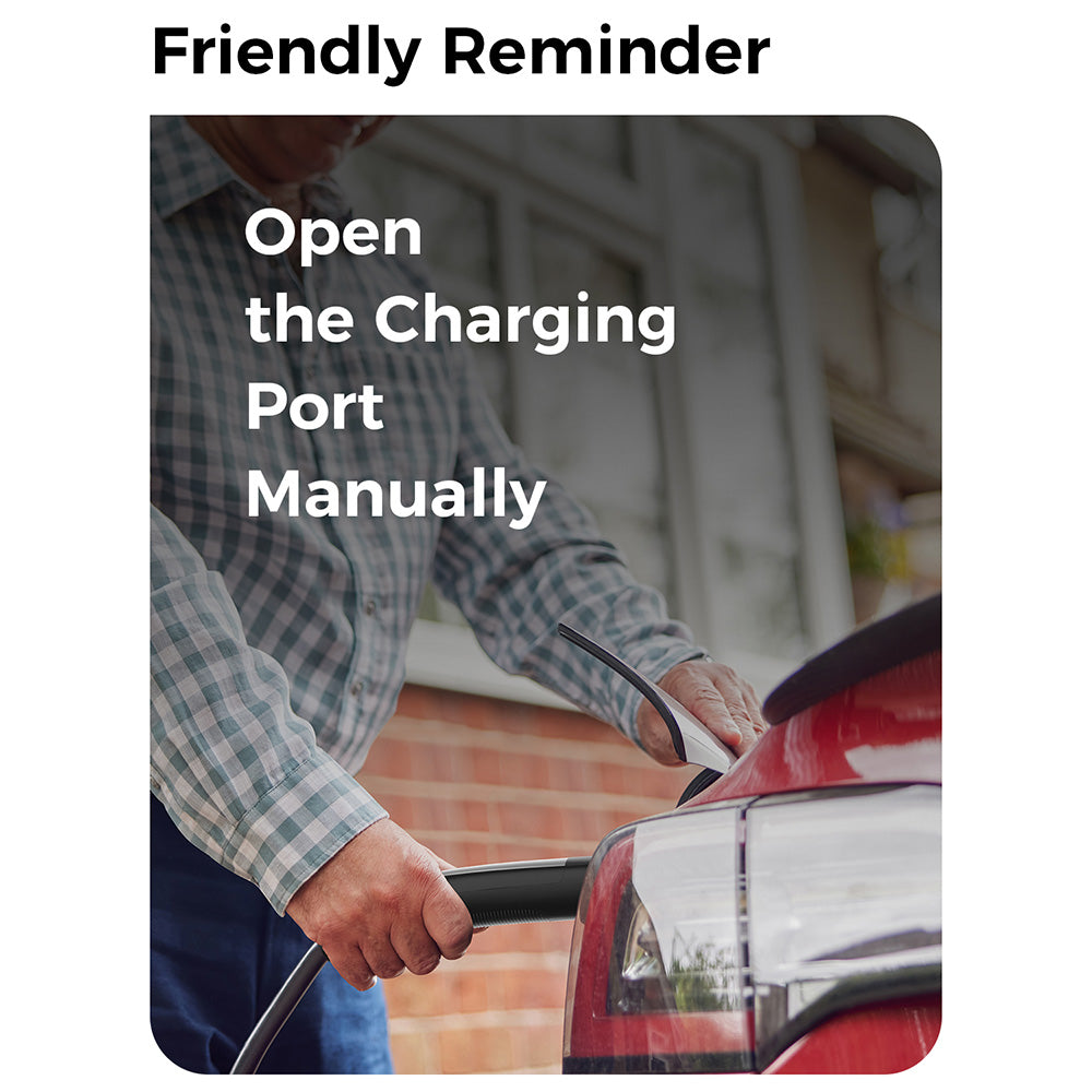 EG Evgoer EG-C0007 Extension Cord for Tesla, 16.4ft Cable, 32A Max Support 7.68kW with NACS Connector, IP66 Waterproof, for Level 1 and 2 EV Charger, Compatible with All Tesla Models