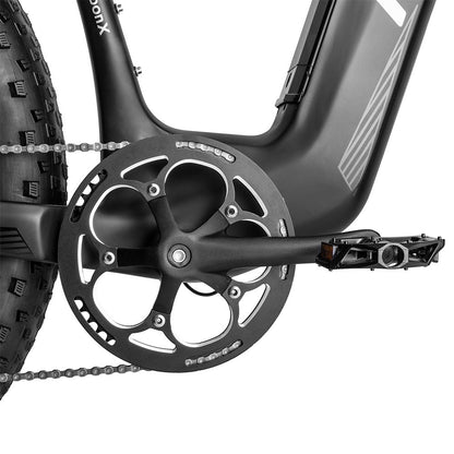 Fafrees F26 Carbon X E-bike 26*4.8 inch Air Tire 1000W Rear Drive 25km/h Max Speed 48V 22.5Ah Battery 120-140km Assist Range