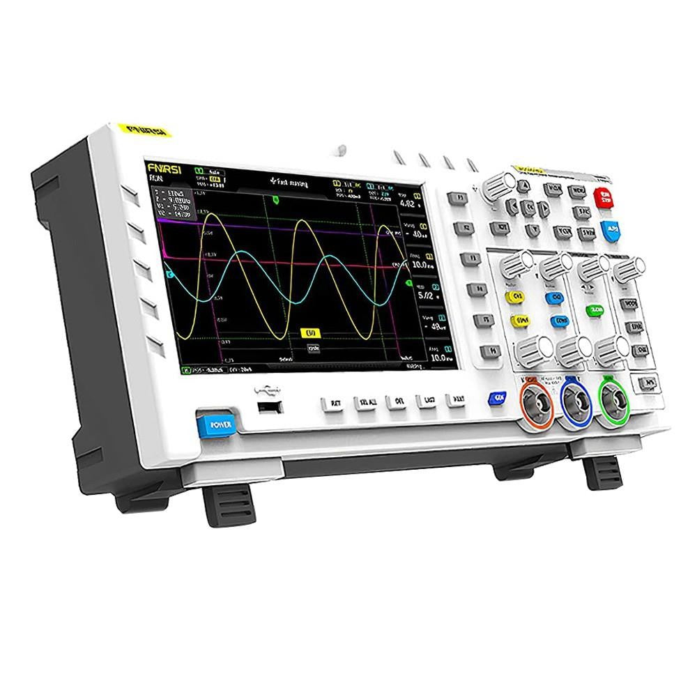 FNIRSI 1014D 2 in 1 Digital Oscilloscope, 2 Channels, 100Mhz Bandwidth, 1GSa/s Sampling Rate,  DDS Signal Generator - EU Plug