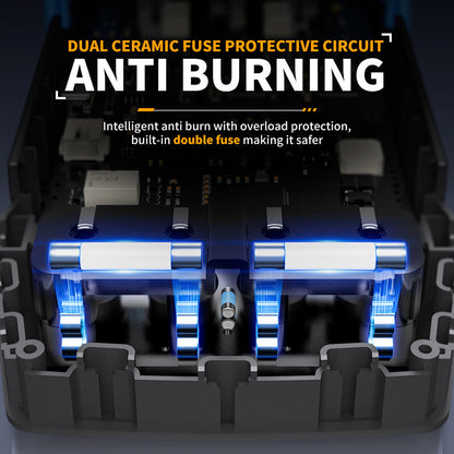 FNIRSI 2C53T 3in1 Oscilloscope Multimeter, Signal Generator, Dual Channel 50MHz Bandwidth, 250MS/s Sampling Rate, 19999 Counts, Voltage, Current, Capacitor, Resistor, Diode Test - Standard Version