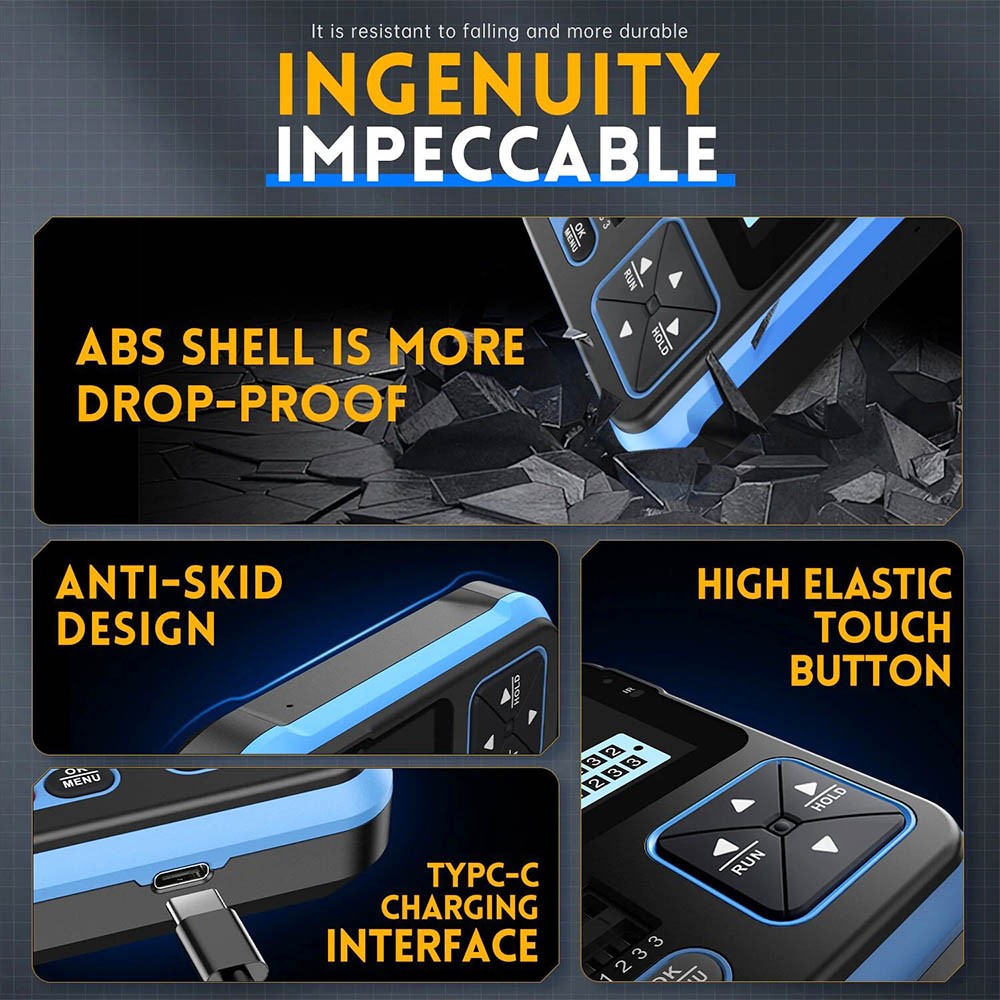 FNIRSI DSO-TC3 3 in 1 Digital Oscilloscope with P6100 High Voltage Probe, DDS Signal Generator, Transistor Tester, 1 Channel, 500Khz Bandwidth, 10MSa/s Sampling Rate, 6 Types of Waveforms