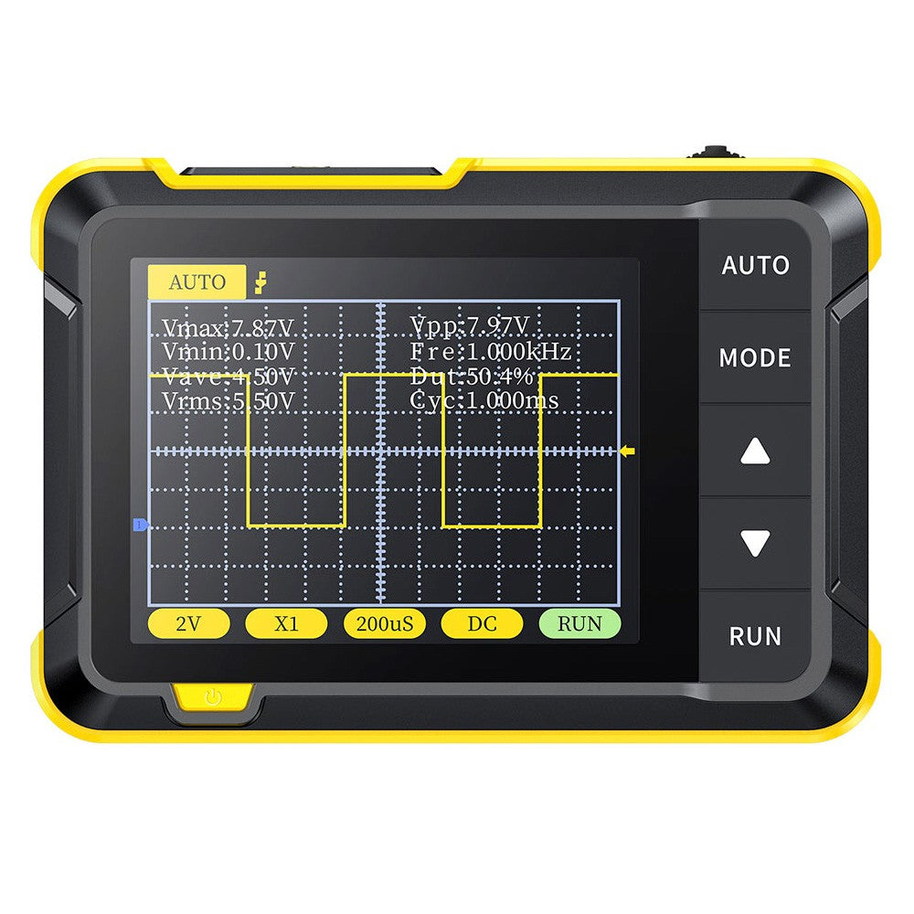 FNIRSI DSO152 Mini Handheld Digital Oscilloscope with P6100 High Voltage Probe, 2.5MSa/s Sampling Rate, 200KHz Bandwidth