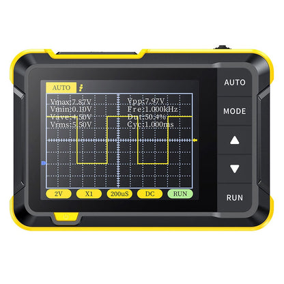 FNIRSI DSO152 Mini Handheld Digital Oscilloscope with P6100 High Voltage Probe, 2.5MSa/s Sampling Rate, 200KHz Bandwidth