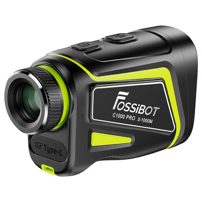 FOSSiBOT C1000 Pro Golf Rangefinder, Green &amp; Red OLED Display, 0.06s Measure Speed, 1000m Measurement Range, 6X Magnification, IP54 Waterproof