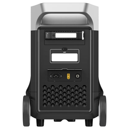 FOSSiBOT F3600 Portable Power Station, 3840Wh LiFePO4 Solar Generator, 3300W AC Output, 2000W Max Solar Charge, Fully Recharge in 1.8 Hours, 15 Output Ports, LCD Screen, Removable Flashlight Torch, 3W LED Light, with Rolling Wheels