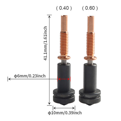 FYSETC 0.6mm Hardened Steel Nozzle for E3D Revo Hotend Extruder