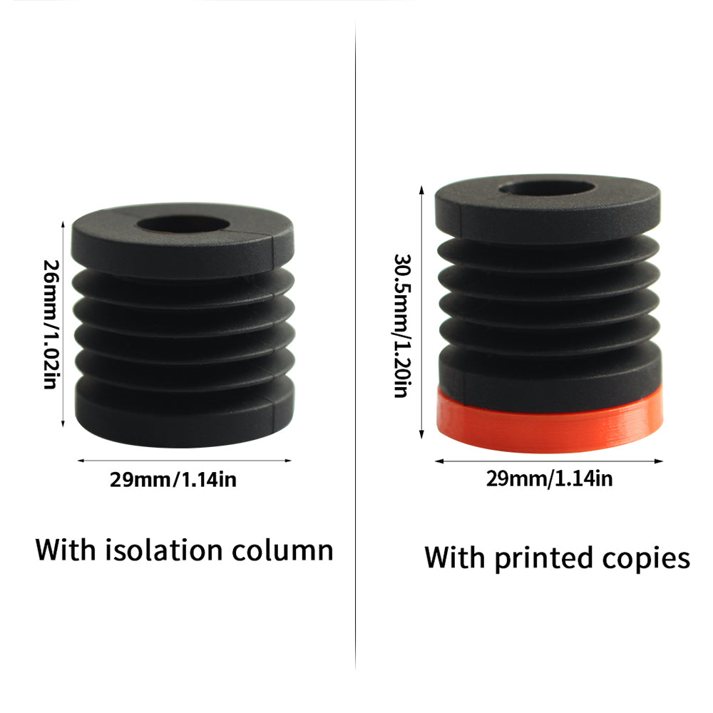 FYSETC Anti Vibration Feet, with Printed Copies, for Bambu Lab P1/X1, Ender 3, Prusa i3, Voron