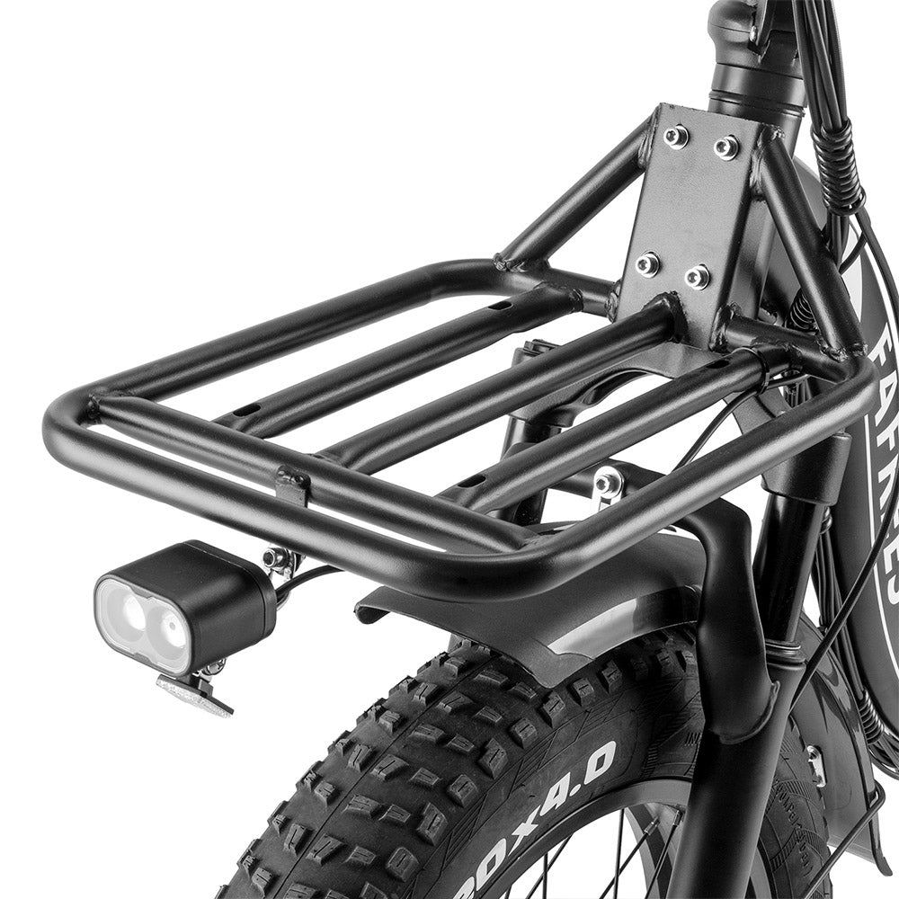 Fafrees F20 X-Max Electric Bike 20*4.0 inch Fat Tire 750W Brushless Motor 48V 30AH Battery 25km/h Default Max Speed 200km Max Range Shimano 7 Speed Gear Shift System Hydraulic Disc Brakes - Black