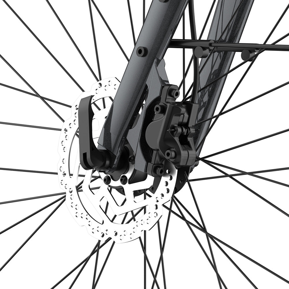 Fafrees F700M Electric Bike, 250W Motor, 36V 10Ah Battery, 700*42C Tires, 25km/h Max Speed, 100km Max Range, Hydraulic Disc Brakes, Torque Sensor, SHIMANO CUES 9-speed - Black