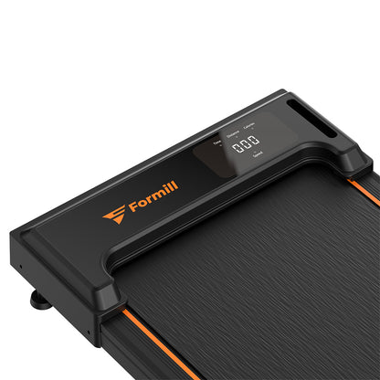 Formill FT-21 Walking Pad Treadmill, 1-6km/h Speed, 2.5 HP Motor, LCD Display, 7 Layer Running Belt, for Home &amp; Office