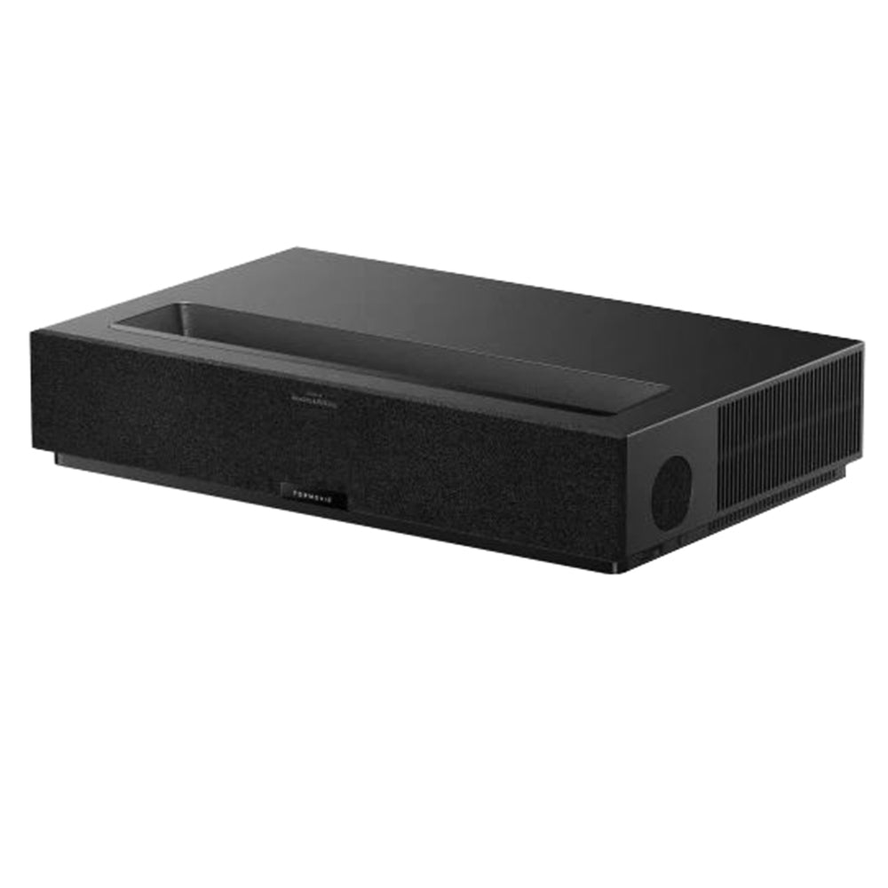 Formovie Theater Premium Triple Color 4K Laser Projector, 0.21:1 Ultra Short Throw Ratio, Google TV, Built-in Netflix, 2200 ISO Lumens, Dolby Vision &amp; Atmos, MEMC &amp; ALLM, 8-point Keystone Correction