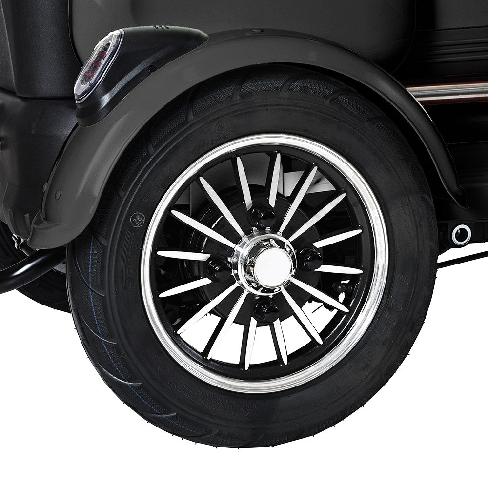 Freejoyer FV6 Electric Tricycle, 1000W Motor, 60V 20Ah Battery, 10*3 inch Tire, 25km/h Max Speed, 55km Range, Front Disc Brake &amp; Rear Drum Brake, Hydraulic Front Fork - Black
