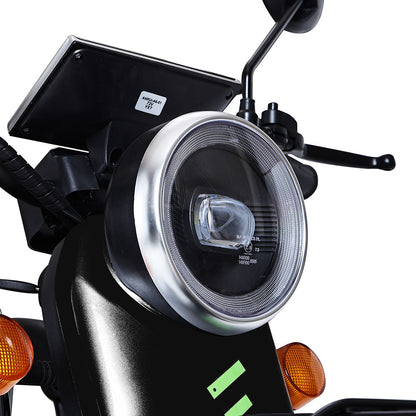 Freejoyer FV6 Max Electric Tricycle, 1800W Motor, 72V 20Ah Battery, 10*3 inch Tire, 25km/h Max Speed, 60km Range, Front Disc Brake &amp; Rear Drum Brake, Hydraulic Front Fork - Black