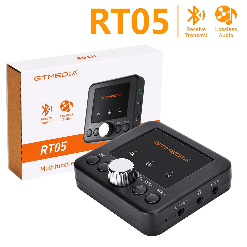 GTMEDIA RT05 Bluetooth 5.2 Audio Adapter Audio Receiver Transmitter