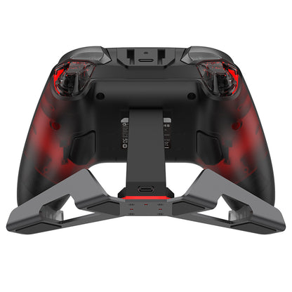GameSir Cyclone 2 Game Controller with Charging Dock, Tri-mode Connection, Compatible with PC / Steam / Android / iOS / Switch, Mag-Res TMR Sticks, 3 Trigger Modes, Rumble Motors, RGB Lights - Black, Bundle Edition