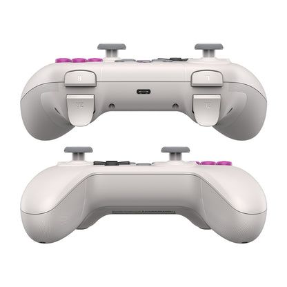 GameSir Nova HD Rumble NS Controller, RGB Lights, Tri-mode Connection, Compatible with Switch, PC, iOS, Android and Steam Deck - White