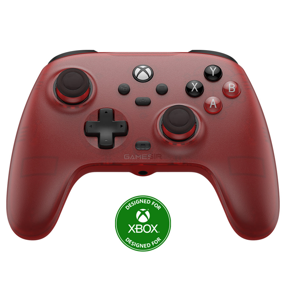 [Xbox Certified] GameSir T7 Wired Game Controller, 1-month Free XGPU, Hall Effect Sticks, Hall Triggers, Compatible with Xbox and Xbox One X/S Series, Steam, Windows 10/11 - Ruby Red