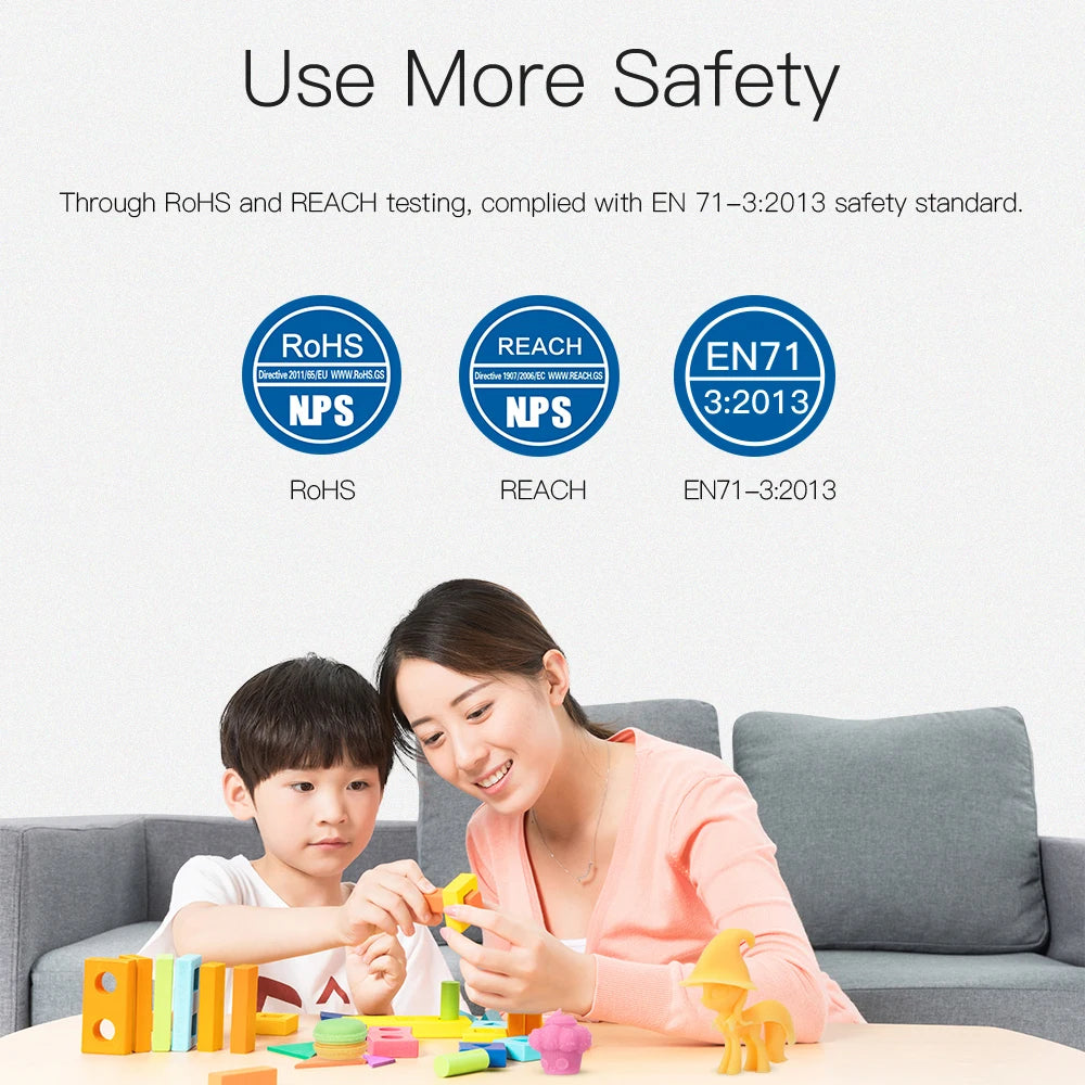 ANYCUBIC ECO UV Resin For LCD 3D Printer Low Odor Safety 405nm UV Plant-Based Resin High Precision Quick Curing