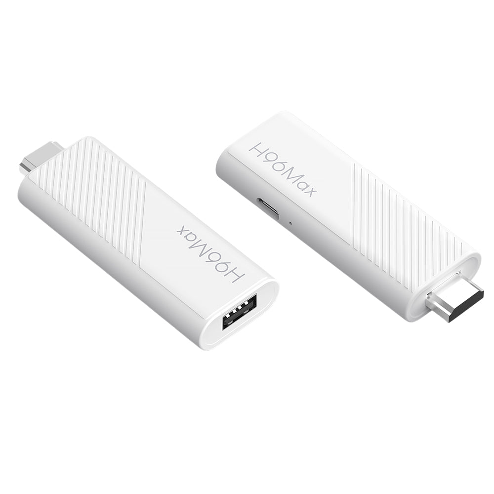 H96 Max H313 Android 14 TV Stick, 2GB RAM 16GB ROM, ARM Cortex A53 Quad Core, 4K UHD, WiFi 6, Built-in Chromecast, Google Play Games, 1*HDMI, 1*USB 2.0