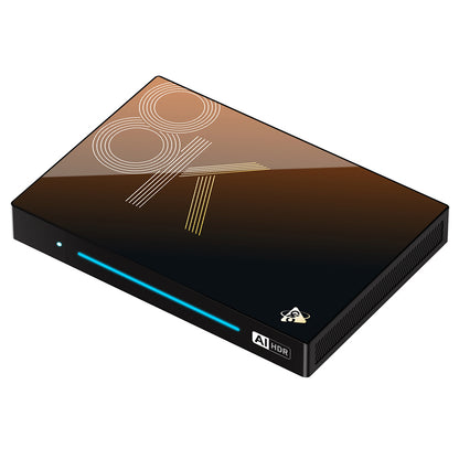 H96 Max M9S Android 14 TV Box, 8GB RAM 128GB ROM, RK3576 8 Cores, 8K AV1 Decoding, WiFi 6, Bluetooth 5.4, 1*USB3.0 1*USB2.0 1*HDMI2.1 1*1000M Ethernet 1*SPDIF 1*Audio