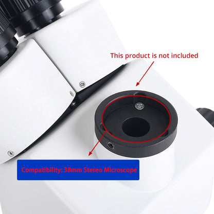 HAYEAR 0.35X C-Mount Lens Adapter, Microscope Camera Connector, Focus Adjustable, Trinocular Stereo Micro