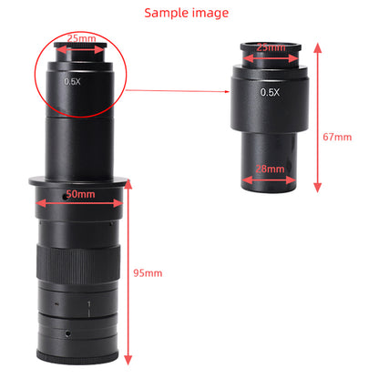 HAYEAR 1X Microscope Adapter Eyepiece for Monocular Lens