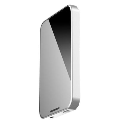 HINOVO MB1-5000xw Wireless Portable Charger, 5000mAh Magnetic Wireless Power Bank, PD 20W Fast Charging, Cyberpunk Style - Mirror White