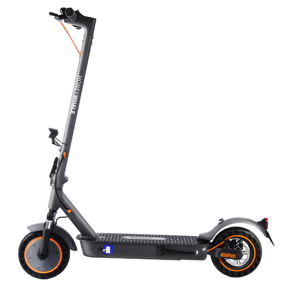 HONEYWHALE E9 MAX 10-inch Tire Electric Scooter ABE Certification, 500W Powerful  Motor, 36V 10Ah Battery, 40km Max Range, Mechanical Brake Dual Suspension System Smart App