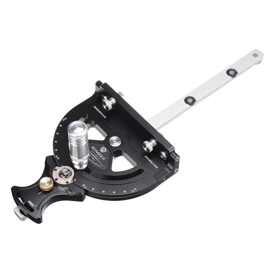 HONGDUI HD-TB01 Precision Miter Gauge, 0-70 Degree Woodworking Table Saw Push Handle Angle Ruler