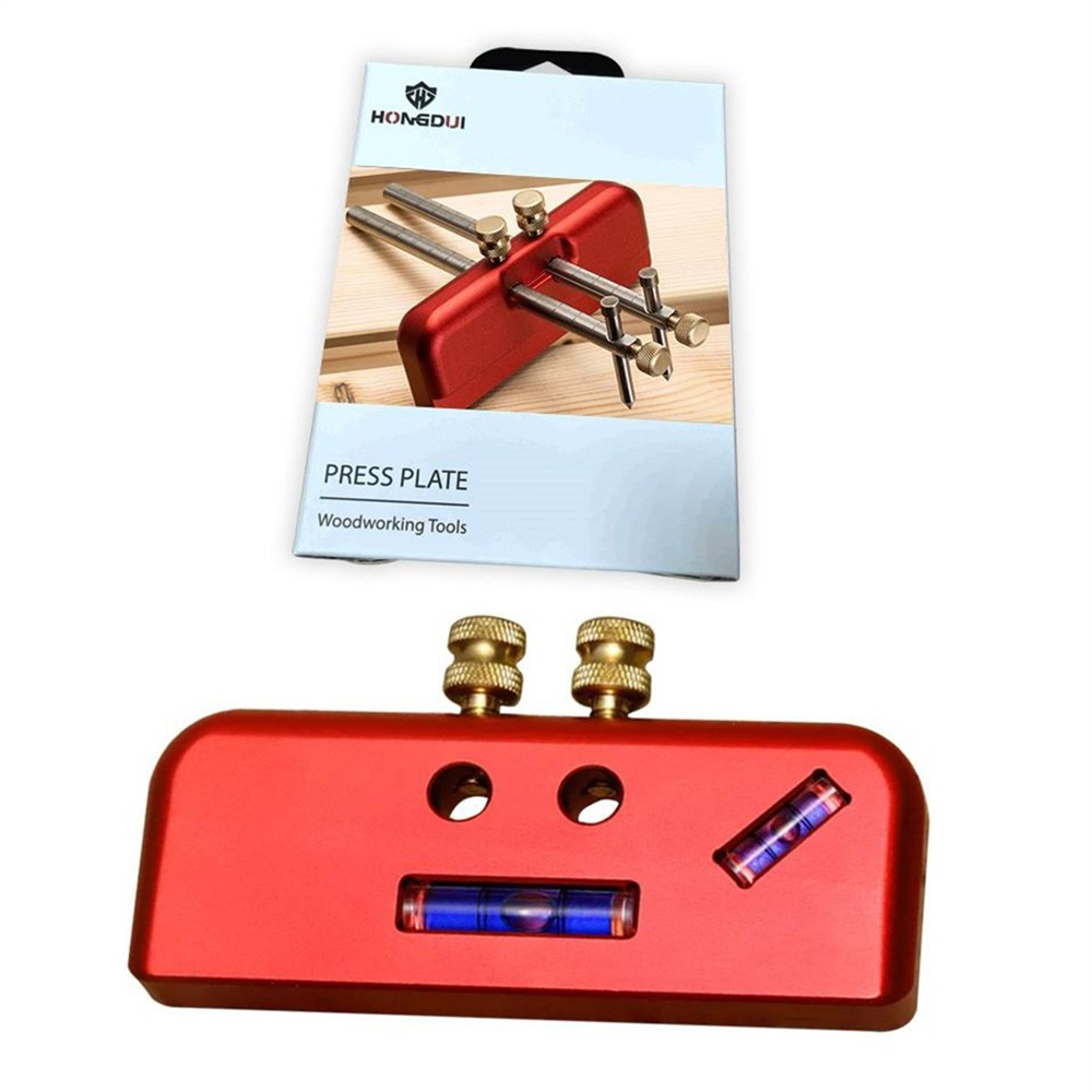HONGDUI SG01 Woodworking Double Rod Scraper, Mortise Gauge, Aluminum Alloy