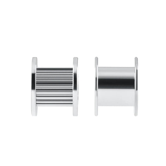 5 poleas de distribución GT2 de 16 y 20 dientes con diámetro interior de 3 o 5 mm y rodamientos para impresora 3D. Correa de distribución 2GT de 6 y 10 mm.