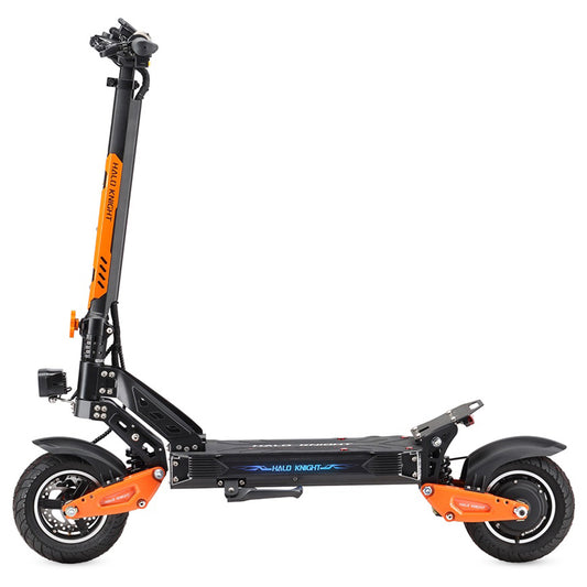 Halo Knight T102 Electric Scooter, 1200W Motor, 52V 21Ah Battery, 10 inch Tires, 50km/h Max Speed, 45km Range, Dual Disc Brakes, Dual Suspensions