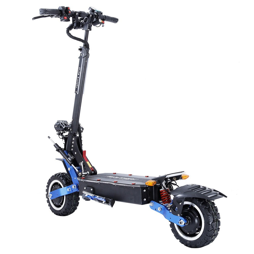 Halo Knight T108 Pro Electric Scooter 11'' Off-Road Tire 3000W*2 Motors 95Km/h Max Speed 60V 38.4Ah Battery 80KM Range 200KG Max load Front &amp; Rear Turn Signal IPX4 Waterproof Dual Hydraulic Brakes Electric Brake - Black