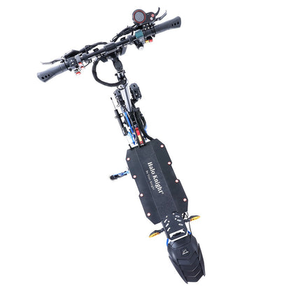 Halo Knight T108 Pro Electric Scooter 11'' Off-Road Tire 3000W*2 Motors 95Km/h Max Speed 60V 38.4Ah Battery 80KM Range 200KG Max load Front &amp; Rear Turn Signal IPX4 Waterproof Dual Hydraulic Brakes Electric Brake - Black