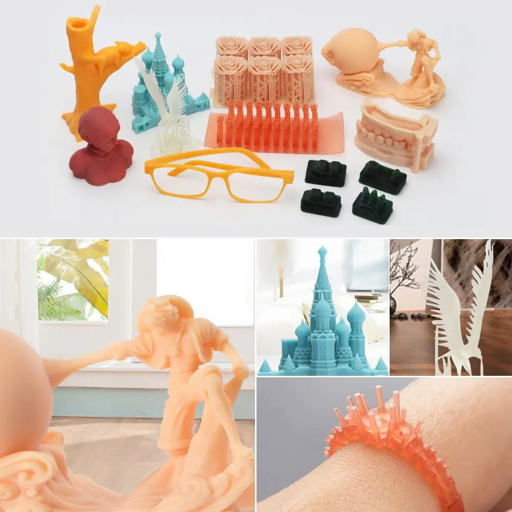 ANYCUBIC Water wash resin Tough Plant UV Resin For LCD 3D Printer 405nm Liquid Photopolymer Sensitive Resin 3D Printing Material