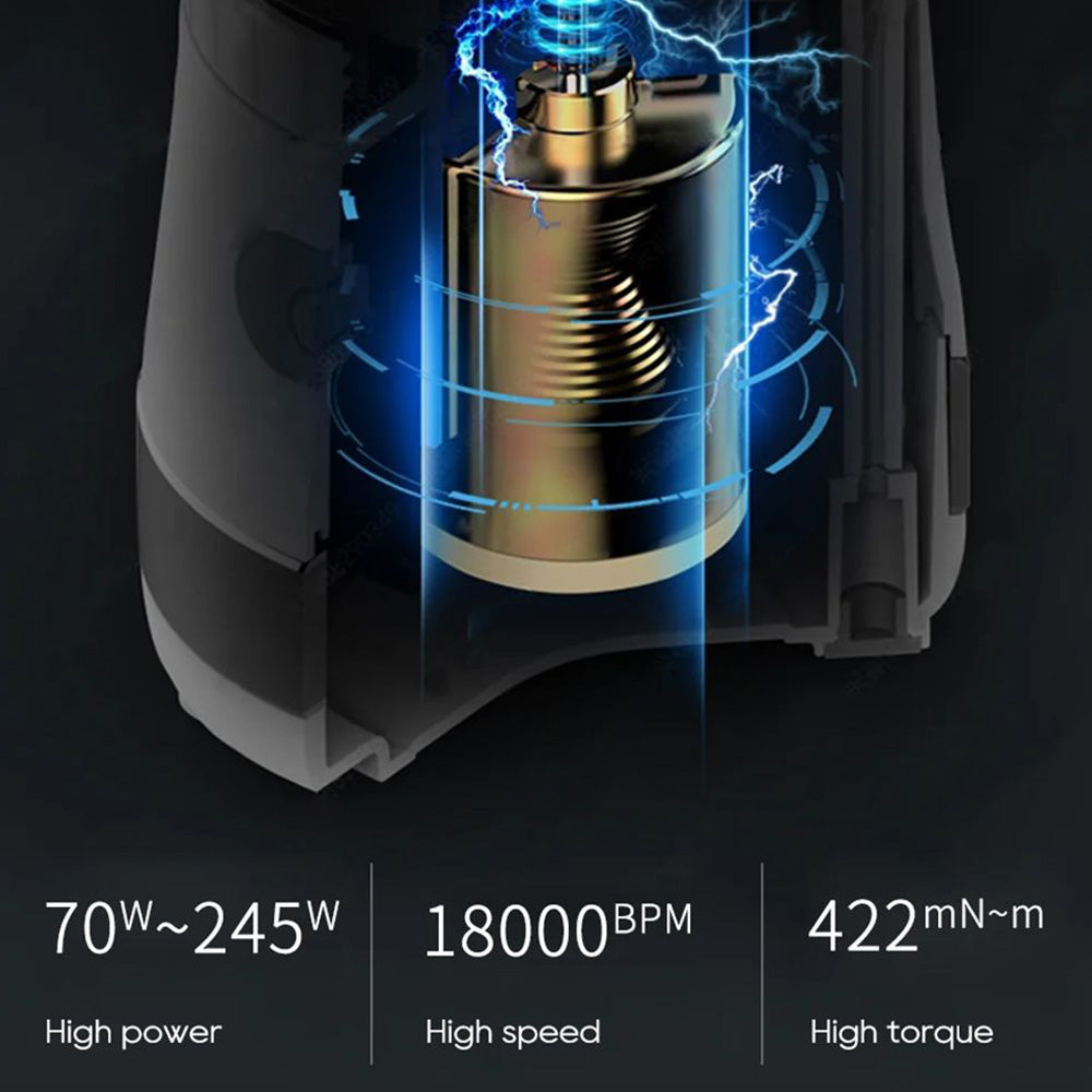 HiBREW G2 3in1 Coffee Grinder, 2000mAh Double Cup, Fruit Mixers Juicers Blender Ice Crusher, for Camping or Journey