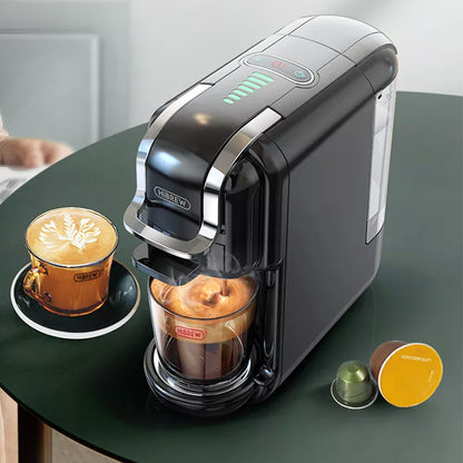 HiBREW H2B 5 in 1 Multi-Capsule Cold &amp; Hot Coffee Maker (Black)
