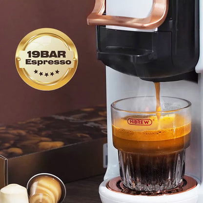 HiBREW H2B 5 in 1 Multi-Capsule Cold &amp; Hot Coffee Maker (Black)